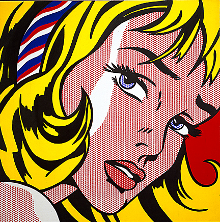 Roy Lichtenstein  Girl with Hair Ribbon, 1965