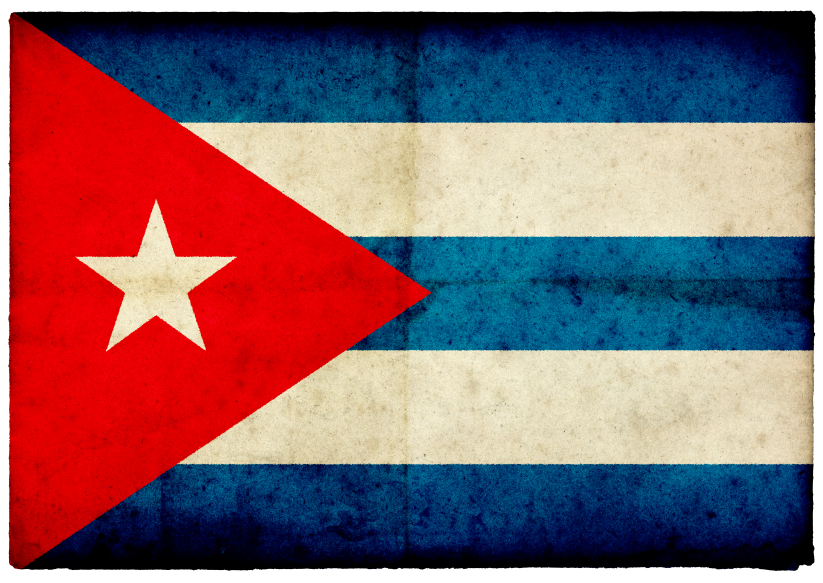 Grunge-Cuban-Flag-on-rough-edged-old-postcard-000018886820_Small